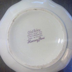 Old Foley Harmony Rose James Kent LTD Pitcher